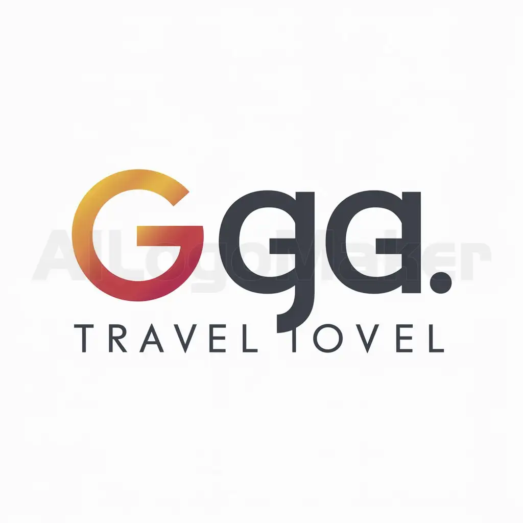 a logo design,with the text "gg", main symbol:gg,Moderate,be used in Travel industry,clear background