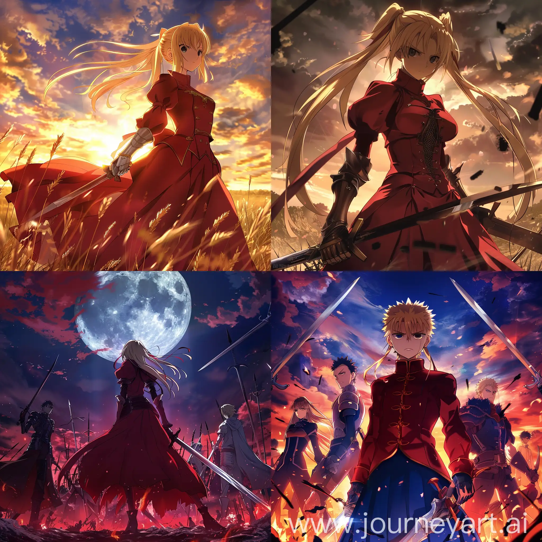 Fate-Stay-Night-Anime-Characters-in-11-Aspect-Ratio-Artwork