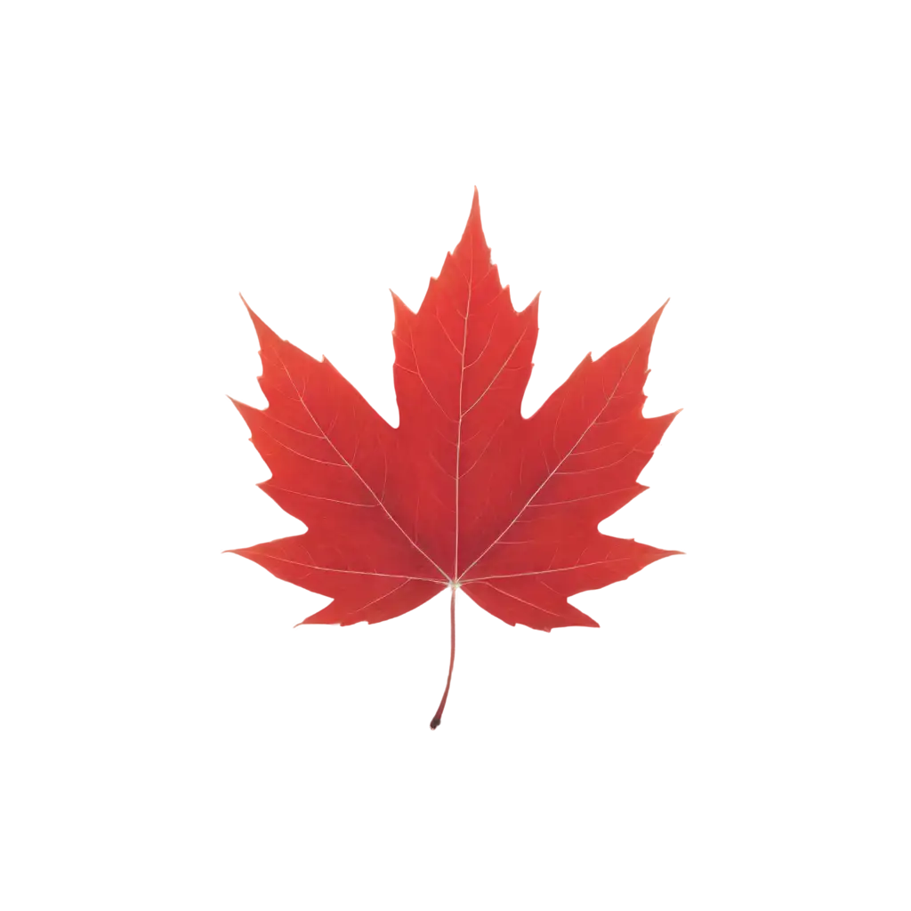 Vibrant-Red-Maple-Leaf-PNG-Stunning-Nature-Clipart-for-Designs