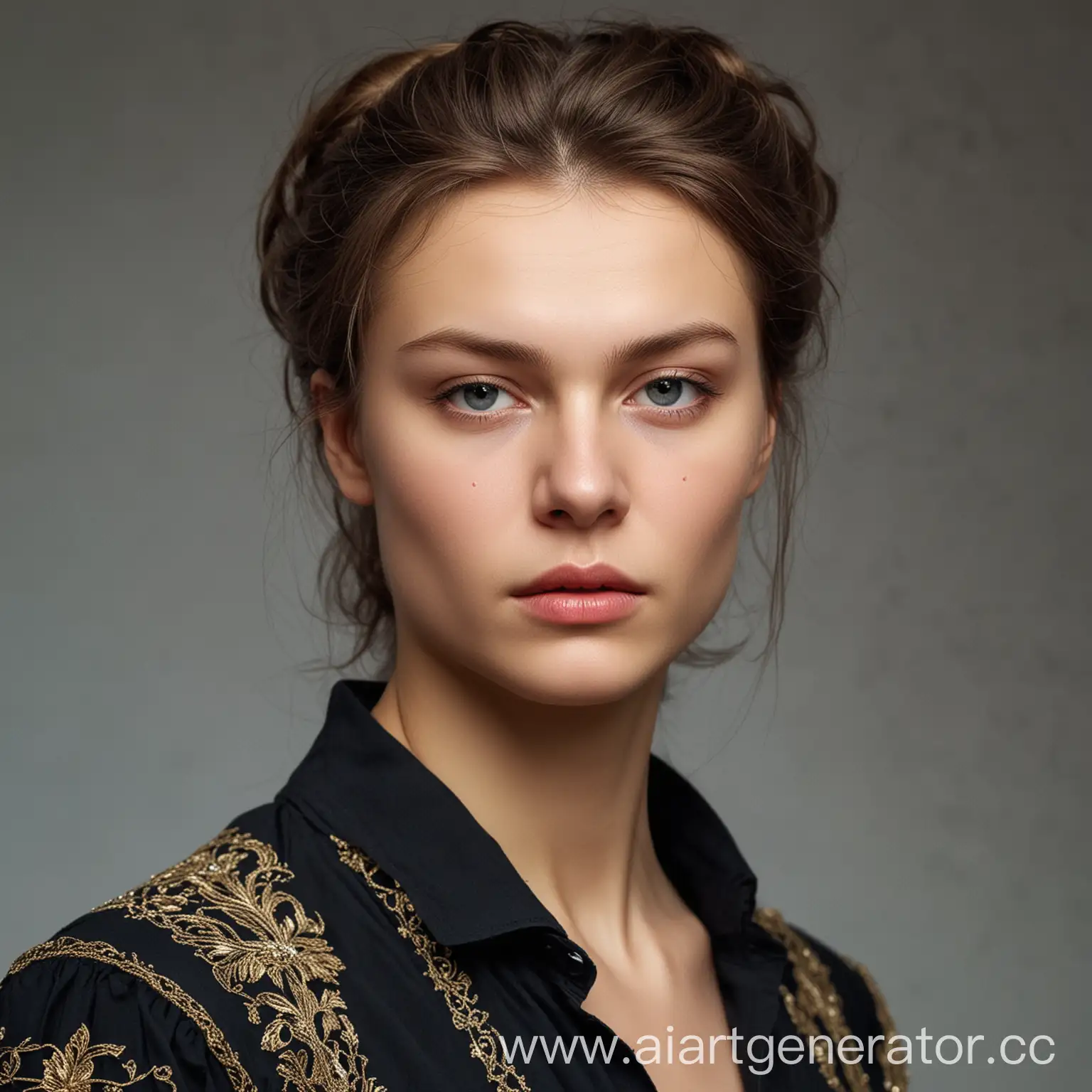 Portrait-of-Nikolay-2-as-a-Woman