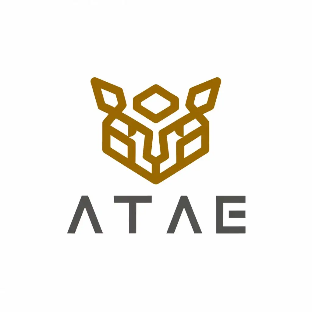 a logo design,with the text "Atae", main symbol:Tige,complex,be used in Others industry,clear background