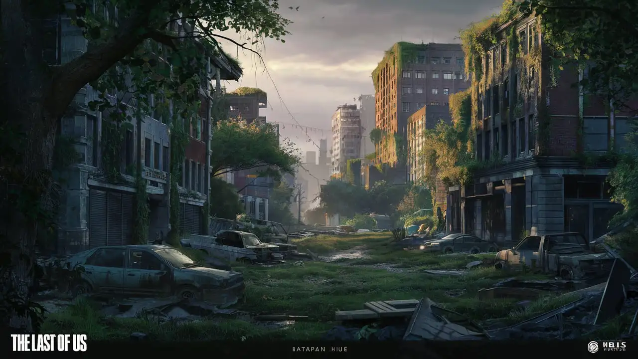 the last of us, Mattapan, Forest Hill, Boston, ruines, growing vegetation, day time, no people
