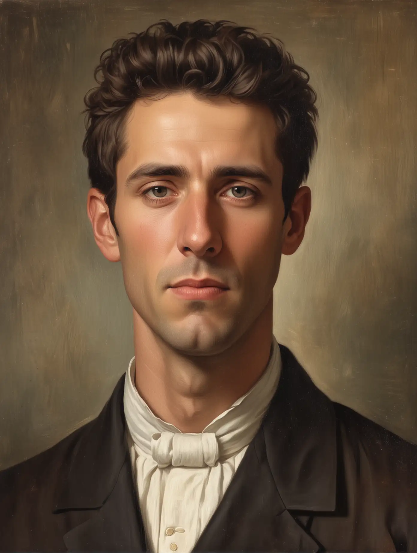 Gentleman in 19th Century Portrait Style