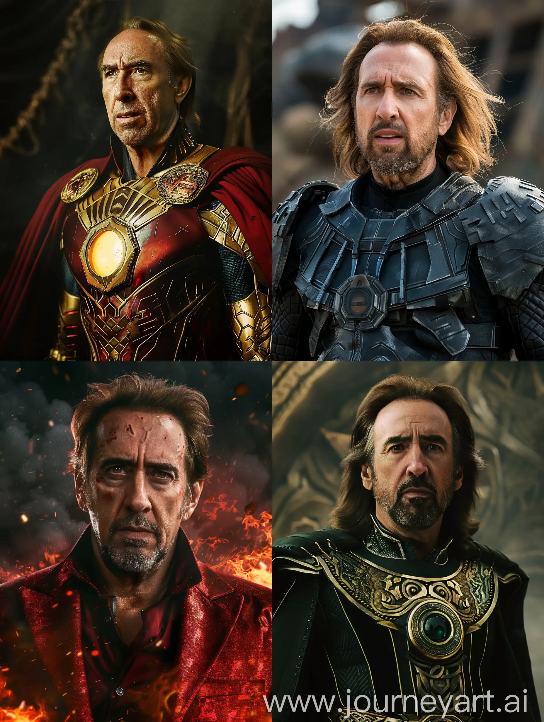 Nicolas Cage as a villain in a Marvel movie