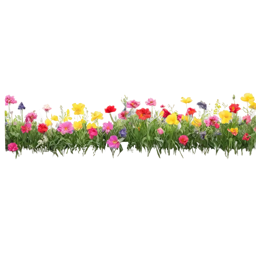 Exquisite-PNG-Flower-Border-Enhance-Your-Designs-with-Stunning-Floral-Elements