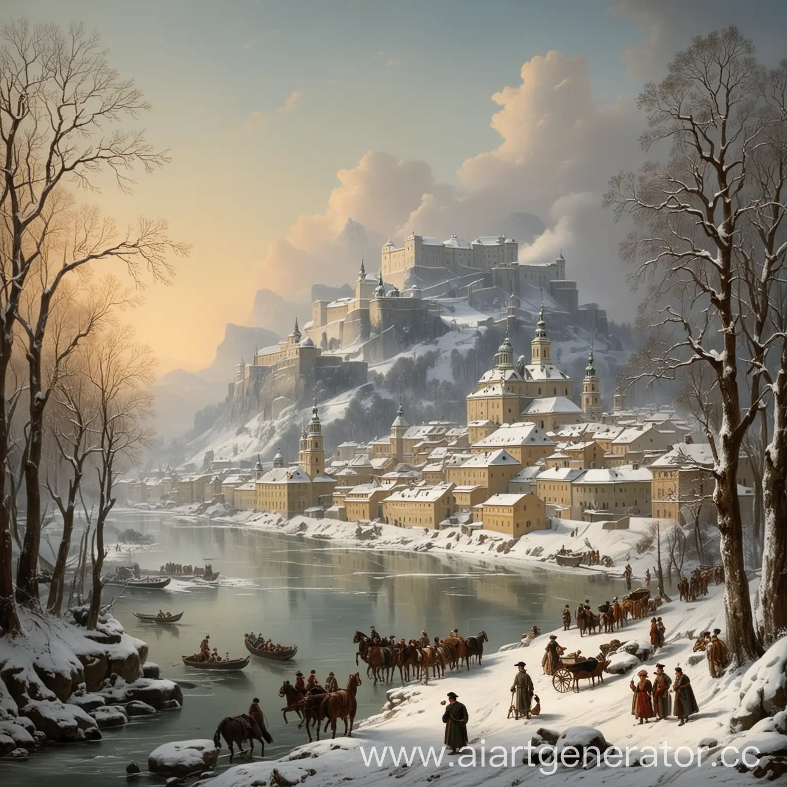 Winter-Scene-Salzburg-1780-with-SnowCovered-Town-and-Historic-Buildings