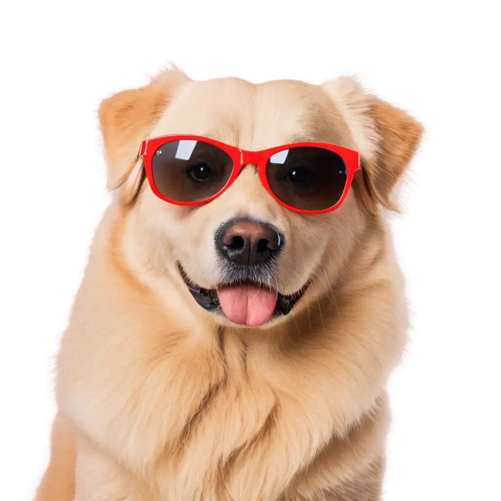 perro con lentes de sol