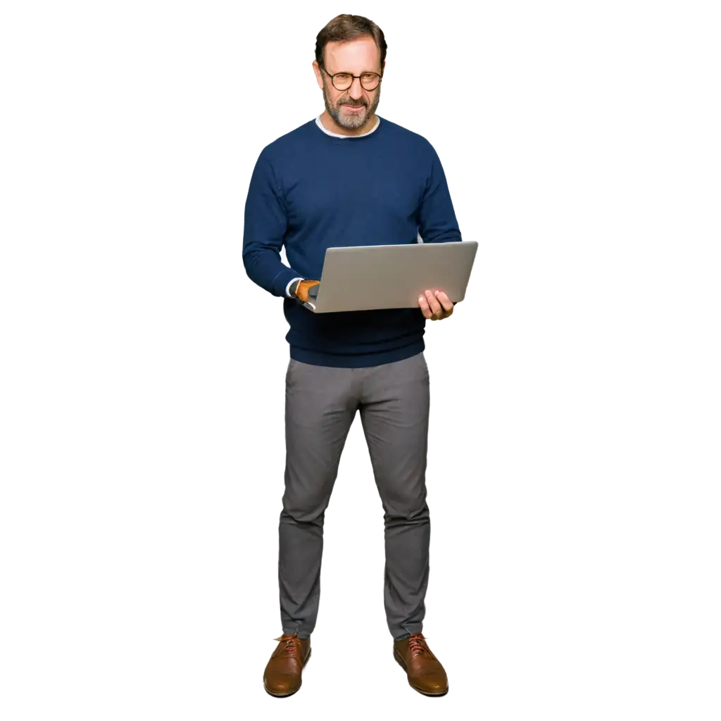 Bearded-40YearOld-Man-Developing-a-Web-Page-on-MacBook-HighQuality-PNG-Image