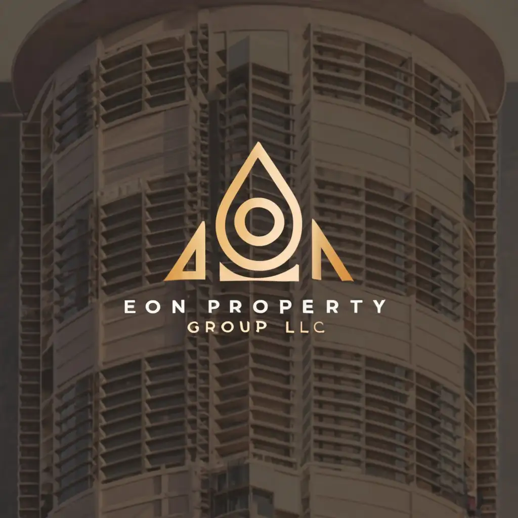 a logo design,with the text "Aeon Property Group LLC", main symbol:create a eye-catching logo, "Aeon Property Group LLC".  BUSINESS IS ABOUT REAL STATE IN MIAMI FLORIDA.  


Key Points:
- The logo should incorporate my company name in a creative and appealing manner, ensuring it's clear and easy to read.
- The design should be abstract in nature. I'm open to innovative, out-of-the-box concepts.
- The color scheme primarily involves rose gold or bronze. these colors effectively to create a visually appealing logo.
- A sans-serif font is preferred for this design. This should be used for the company name within the visual concept.
,Minimalistic,be used in Real Estate industry,clear background