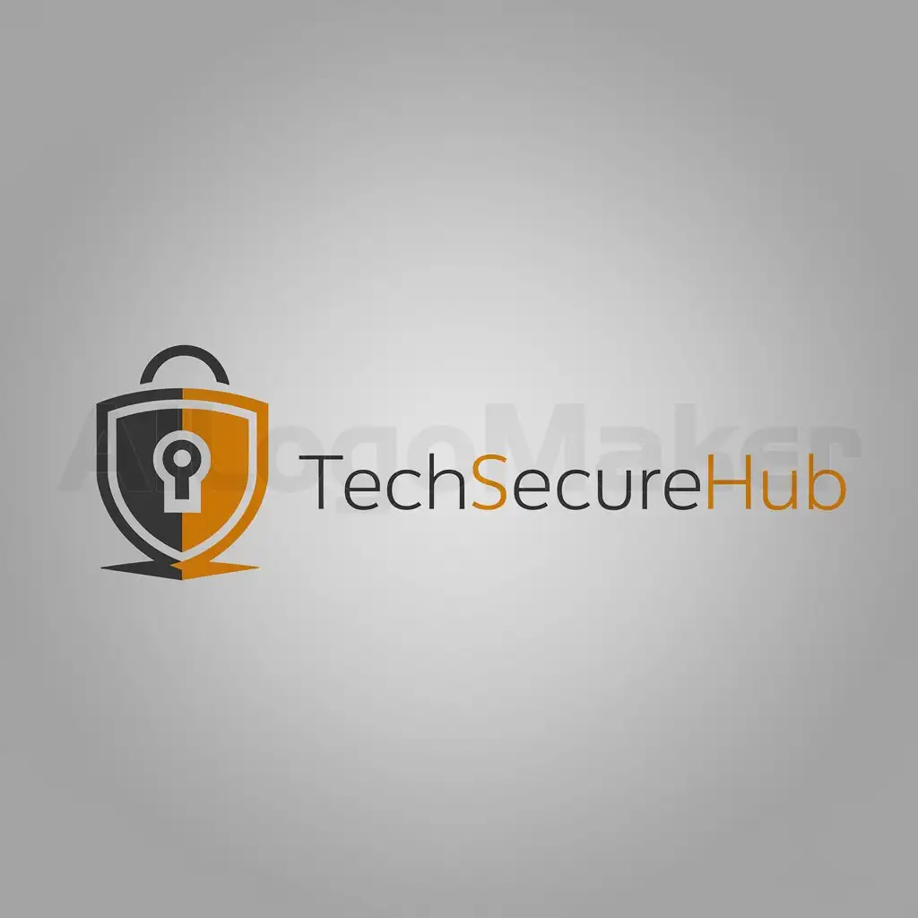 a logo design,with the text "TechSecureHub", main symbol:I'm looking for a professional logo designer to create a modern, icon-based logo for my tech startup. Requirements: - Modern style: The logo should reflect a contemporary and innovative vibe to align with our tech startup image. - Icon-based on the left with text: The preference is for an icon-based logo, with text after Ideal Skills: - Experience in designing logos for tech companies. - Proficiency in creating modern, minimalistic designs. - A strong portfolio demonstrating your skills in icon-based logo design is a plus. Company name: SecureTech. The company is focused on training and educating other companies on cyber security, phishing, writing safe code etc. The focus of the company is to make sure the tech of any company is hack proof and secure! Important note: I don't want traditional Costa Rican political colors like red, blue, green or white. My client wants a striking design, here's a reference logo they like, but the contest is open to their creativity.,Moderate,clear background