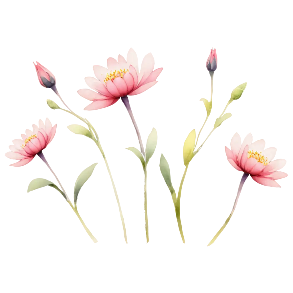 watercolor flowers
