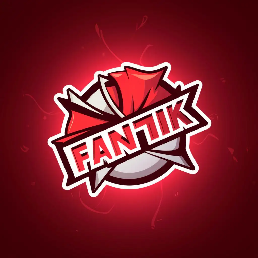 a logo design,with the text "Fant1k games", main symbol:Candy wrapper,Moderate,be used in games industry,clear background