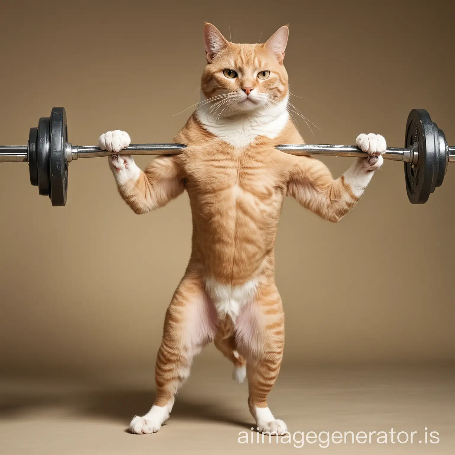 Muscular-Cat-Struggles-with-Bodybuilding