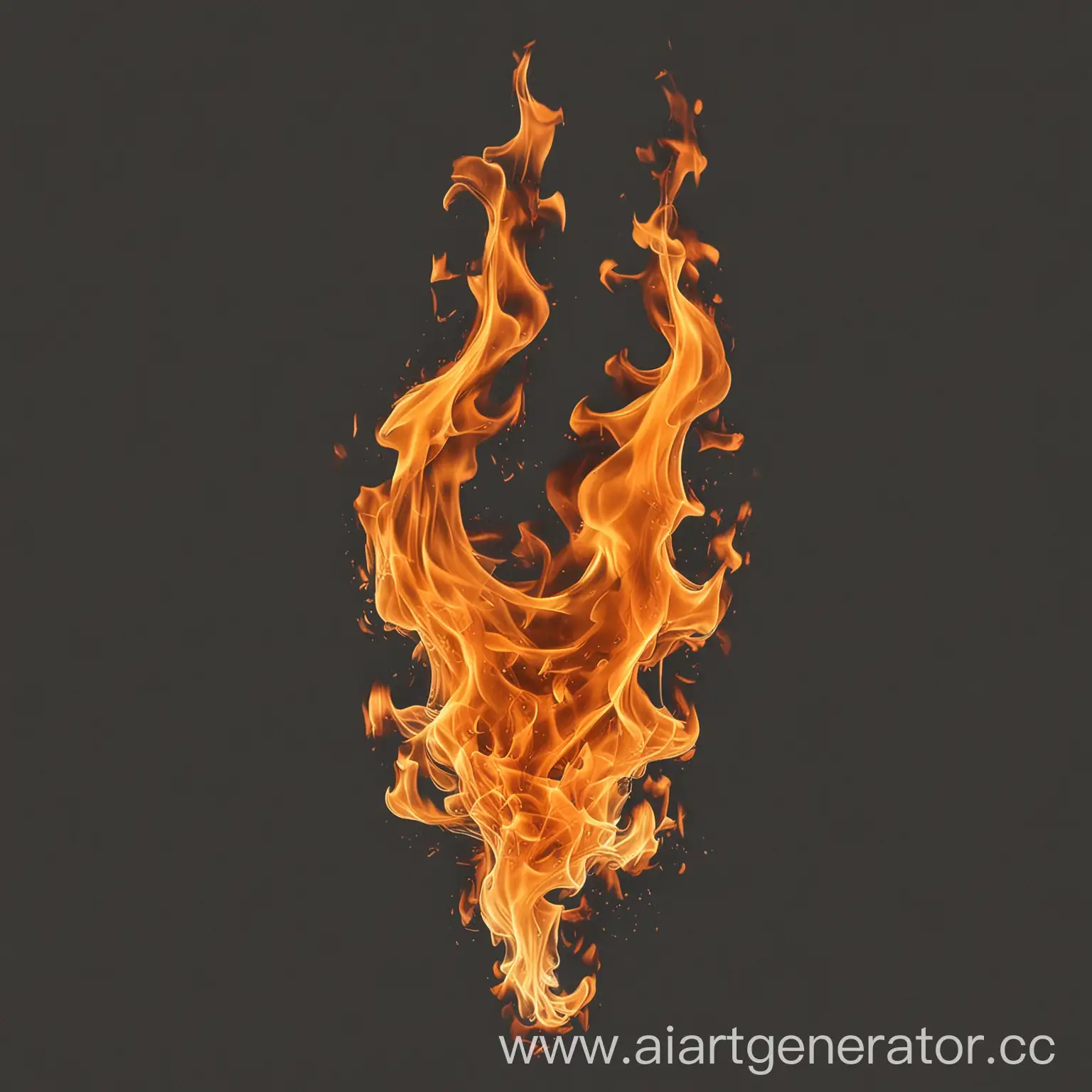 Photograph-on-Fire-with-Transparent-Background
