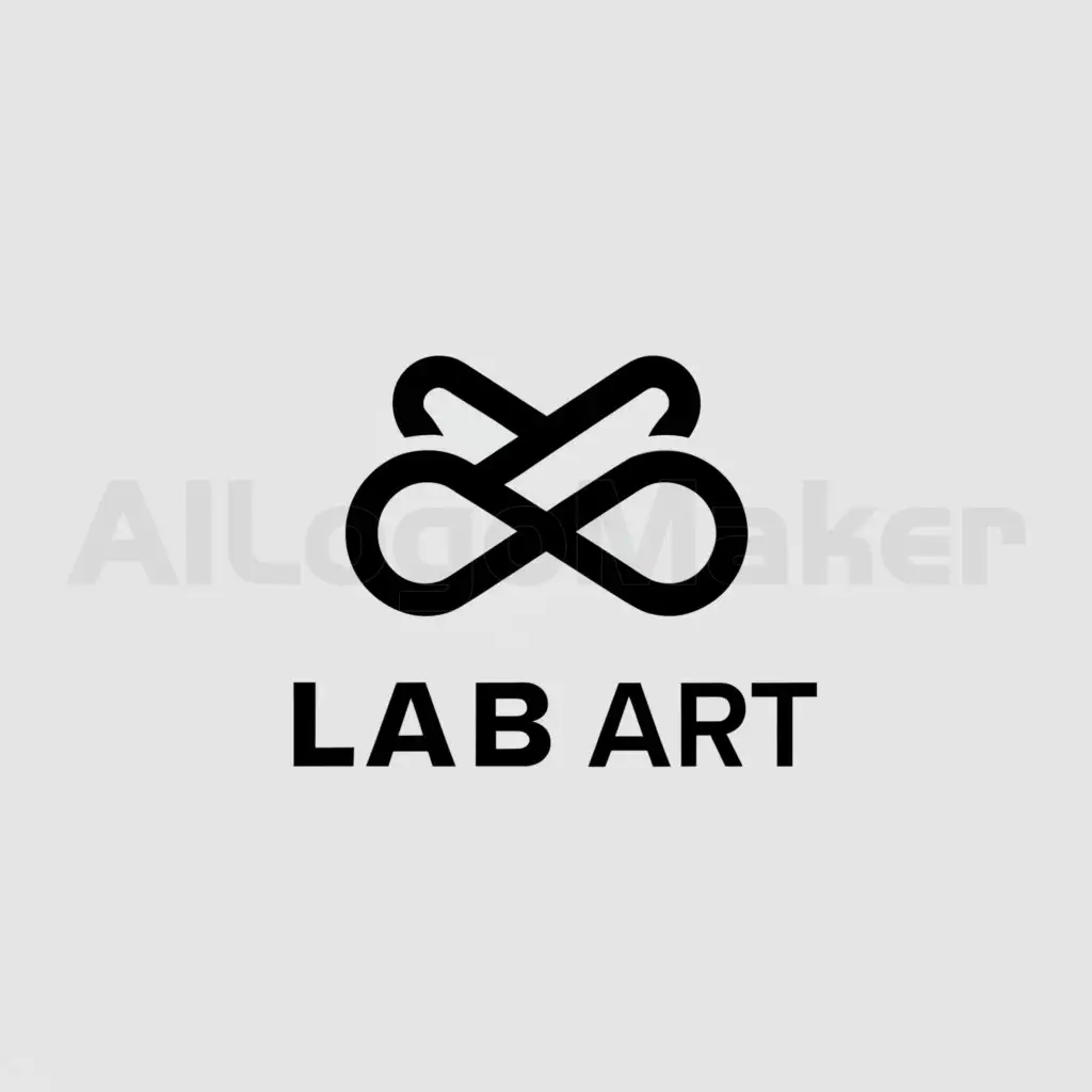 a logo design,with the text "LAB ART", main symbol:DANCE SHOES,Minimalistic,be used in Education industry,clear background