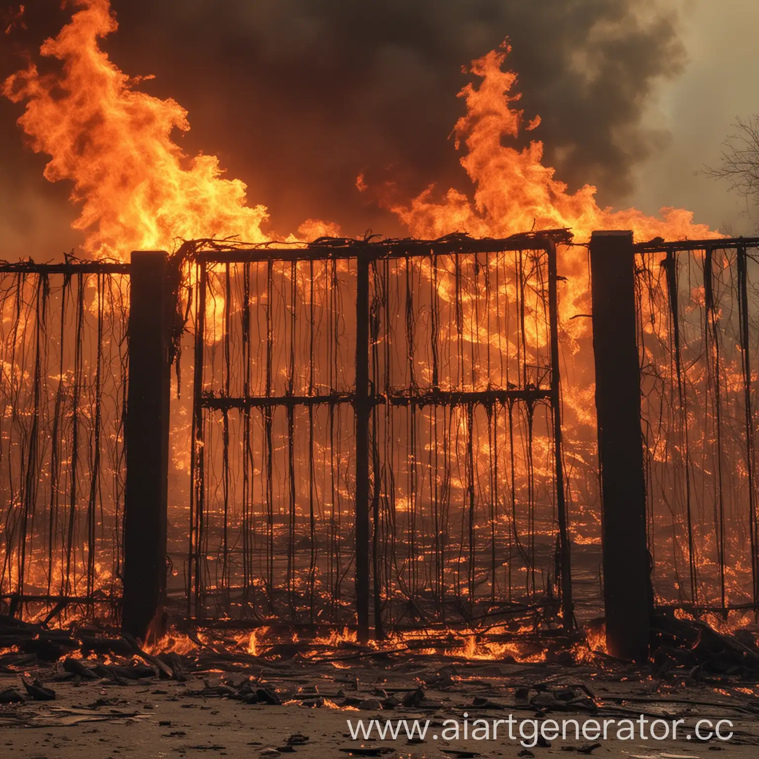 Louisiana-Hell-Gates-Enveloped-in-Flames