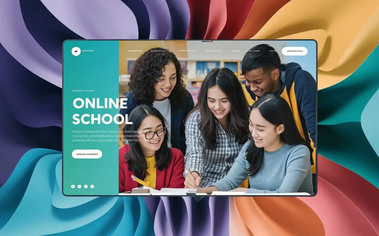 дизайн сайта для онлайн школы