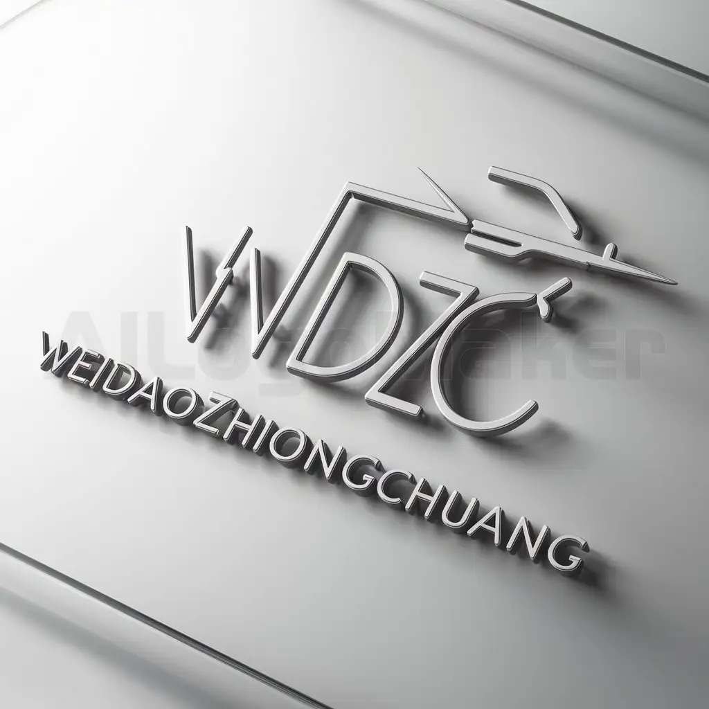 LOGO-Design-For-Weidaozhongchuang-Minimalistic-WDZC-Symbol-for-the-Surgery-Industry