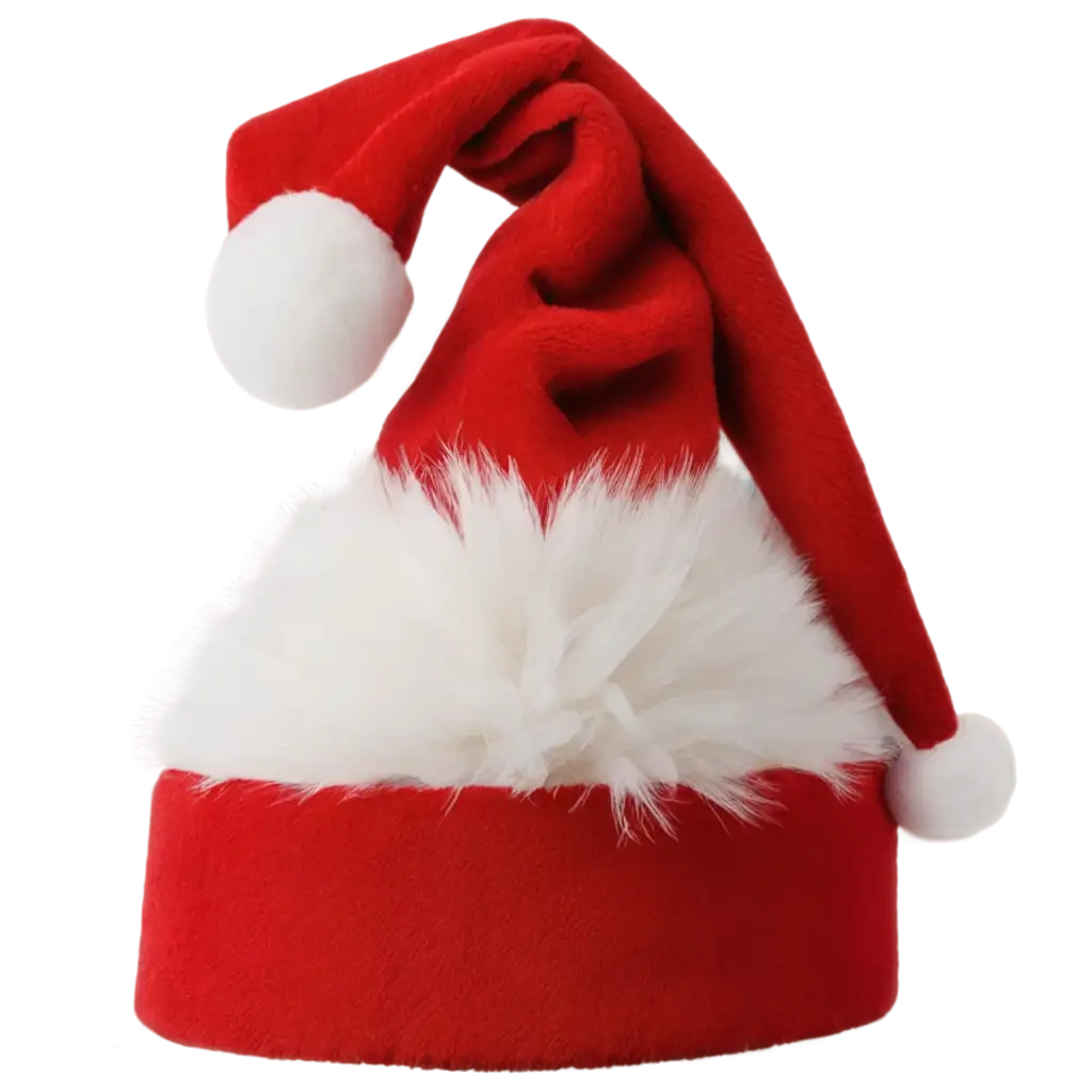 Red-Santa-Hat-with-White-Pompom-PNG-Image-Festive-Icon-for-Holiday-Designs