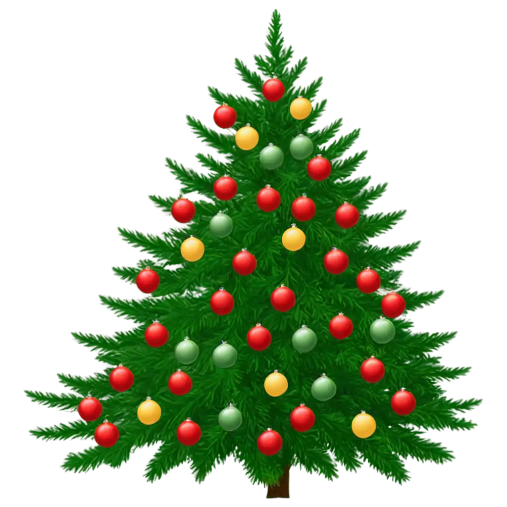 Vibrant-Merry-Christmas-Tree-PNG-Festive-Digital-Art-for-Greeting-Cards-Social-Media