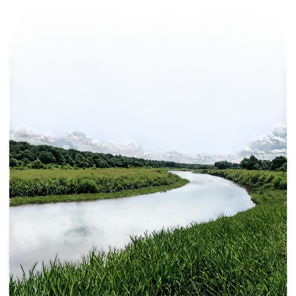 Vibrant-River-with-Blue-Sky-PNG-Image-Captivating-Nature-Scene-in-High-Definition