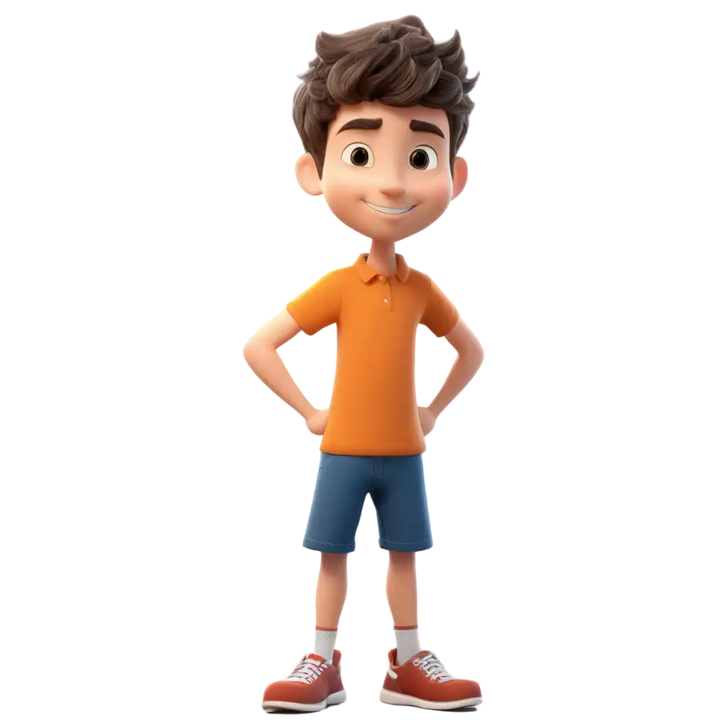 HighQuality-7YearOld-White-Boy-Cartoon-Character-PNG-FrontFacing-Portrait