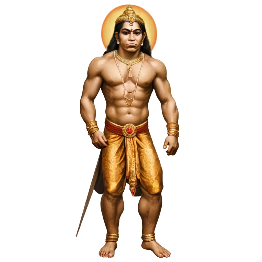 Hanuman-PNG-Image-Symbolic-Representation-of-Divine-Power-and-Devotion