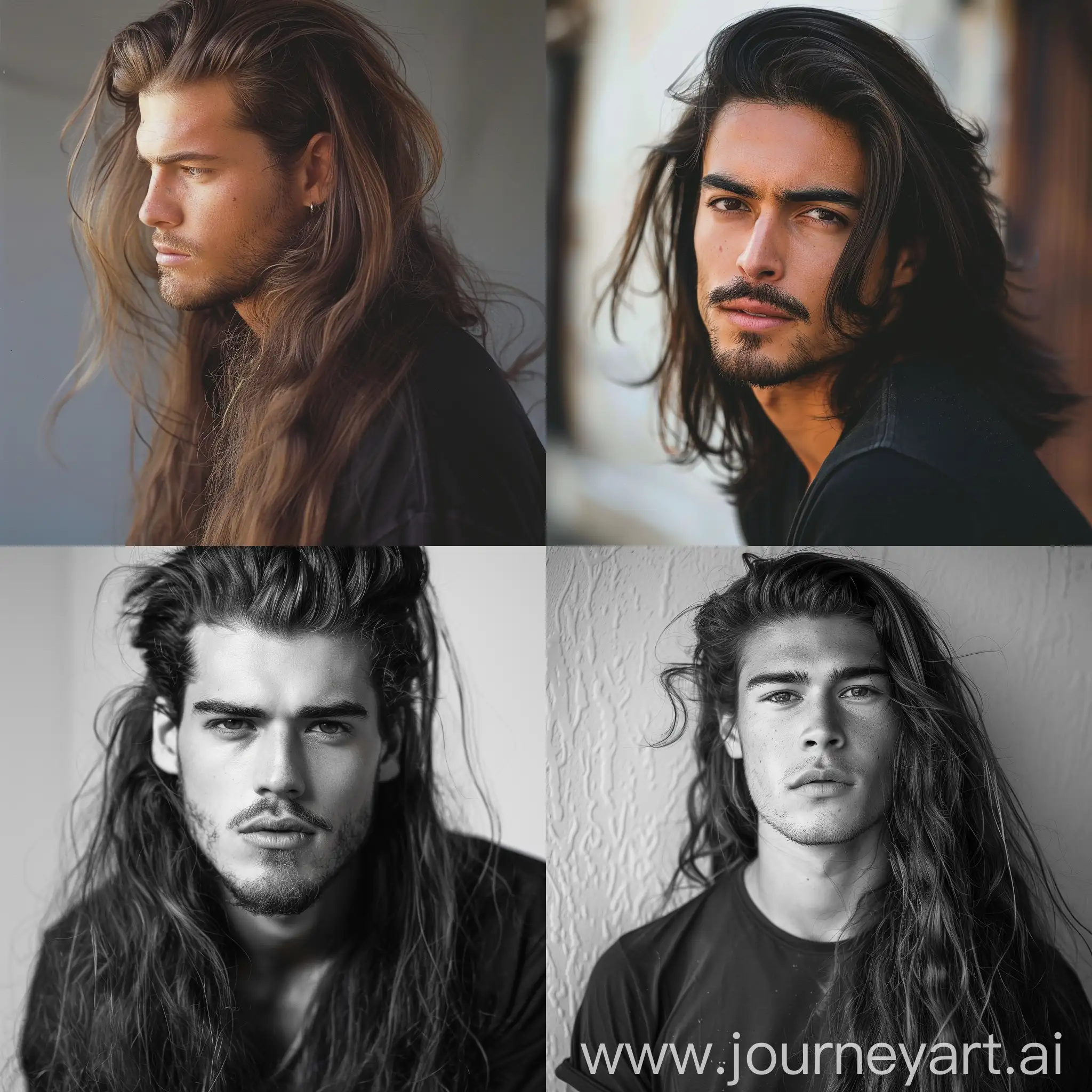 Long hair male