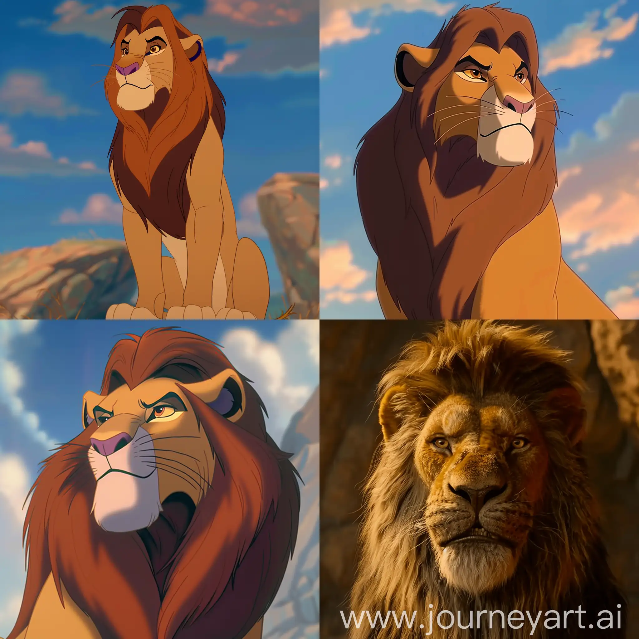 Regal-Lion-King-Mufasa-Portrait-in-a-Royal-Setting