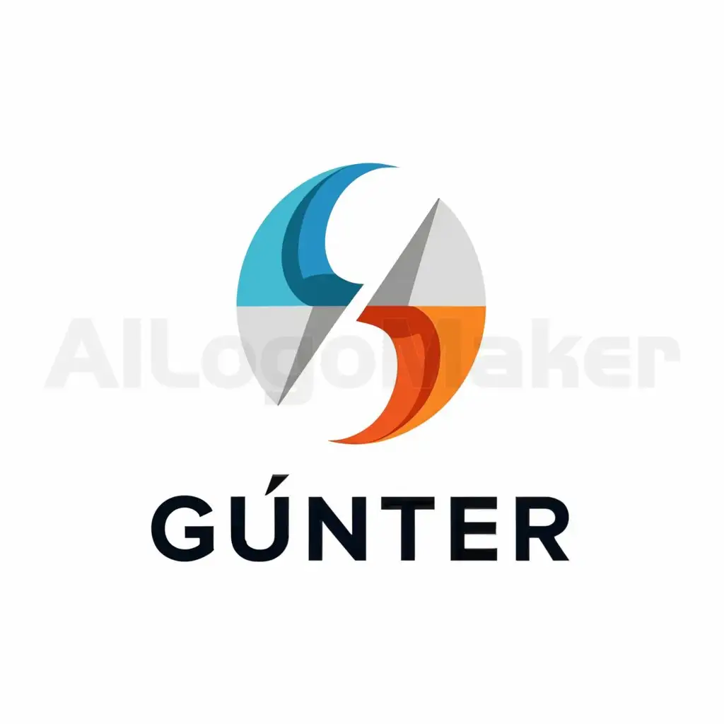 a logo design,with the text "Günter", main symbol:demo,Moderate,be used in Internet industry,clear background