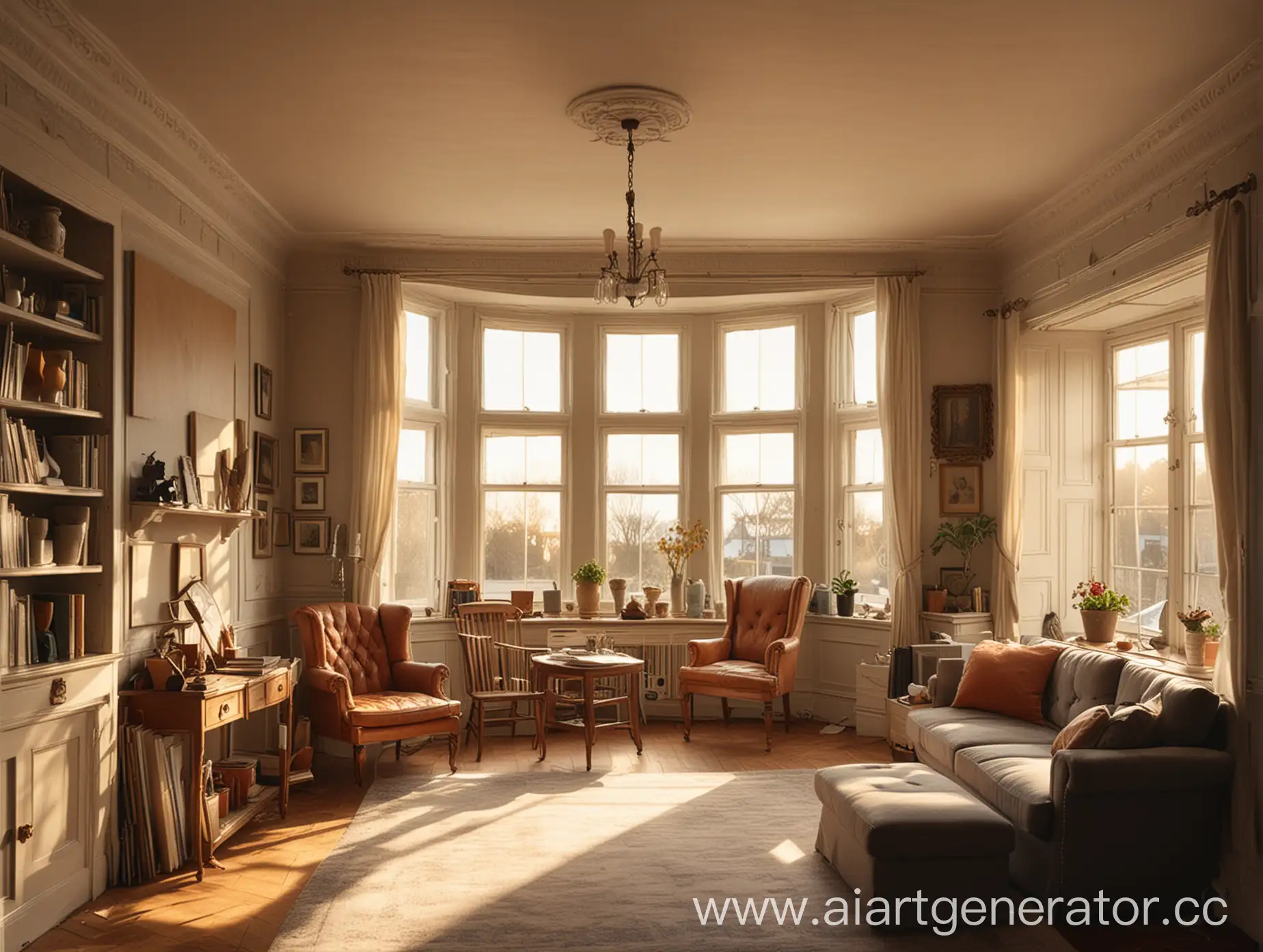 Sunlit-Room-with-Bay-Window-and-Furniture