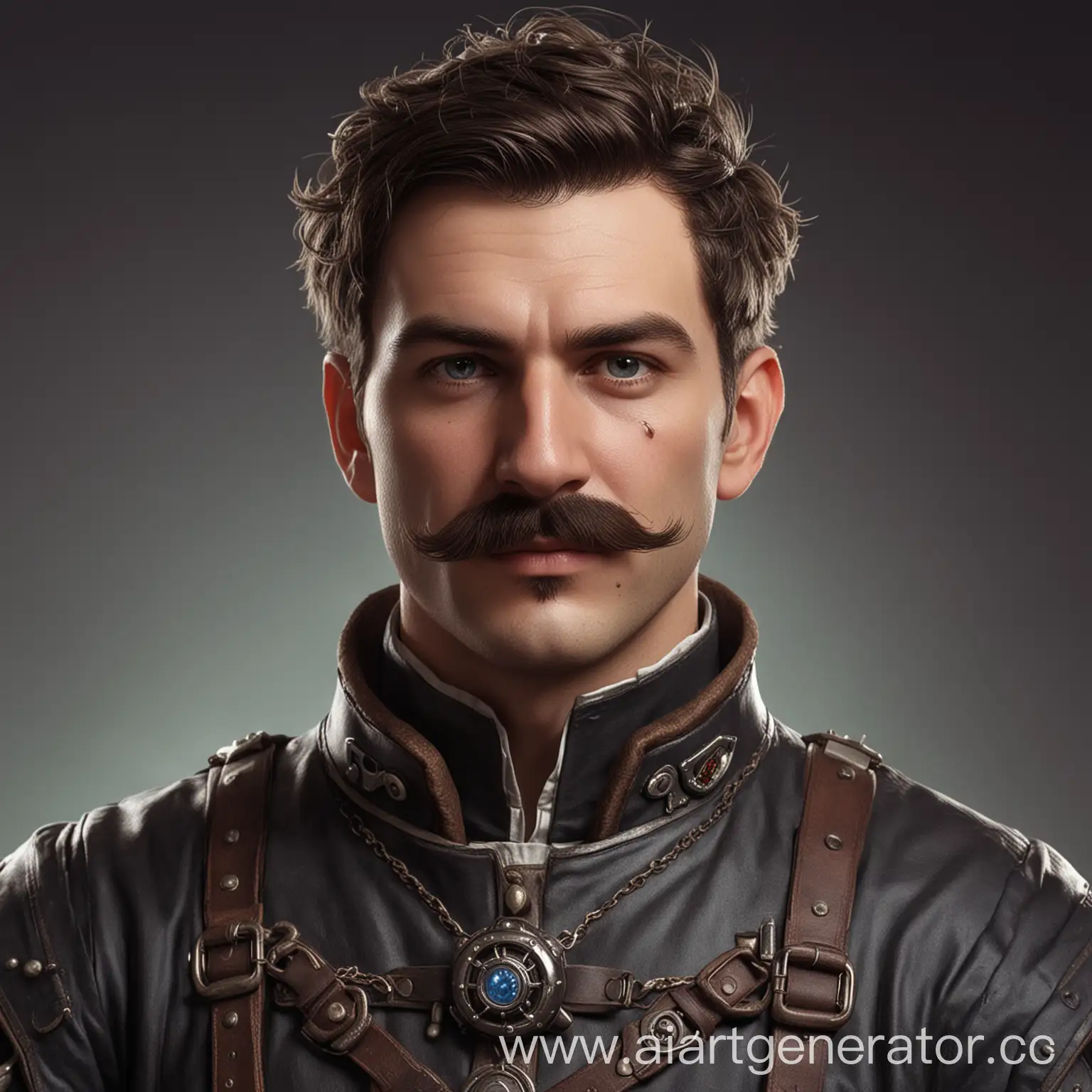 Fantasy-Art-German-Artificer-with-a-Majestic-Moustache