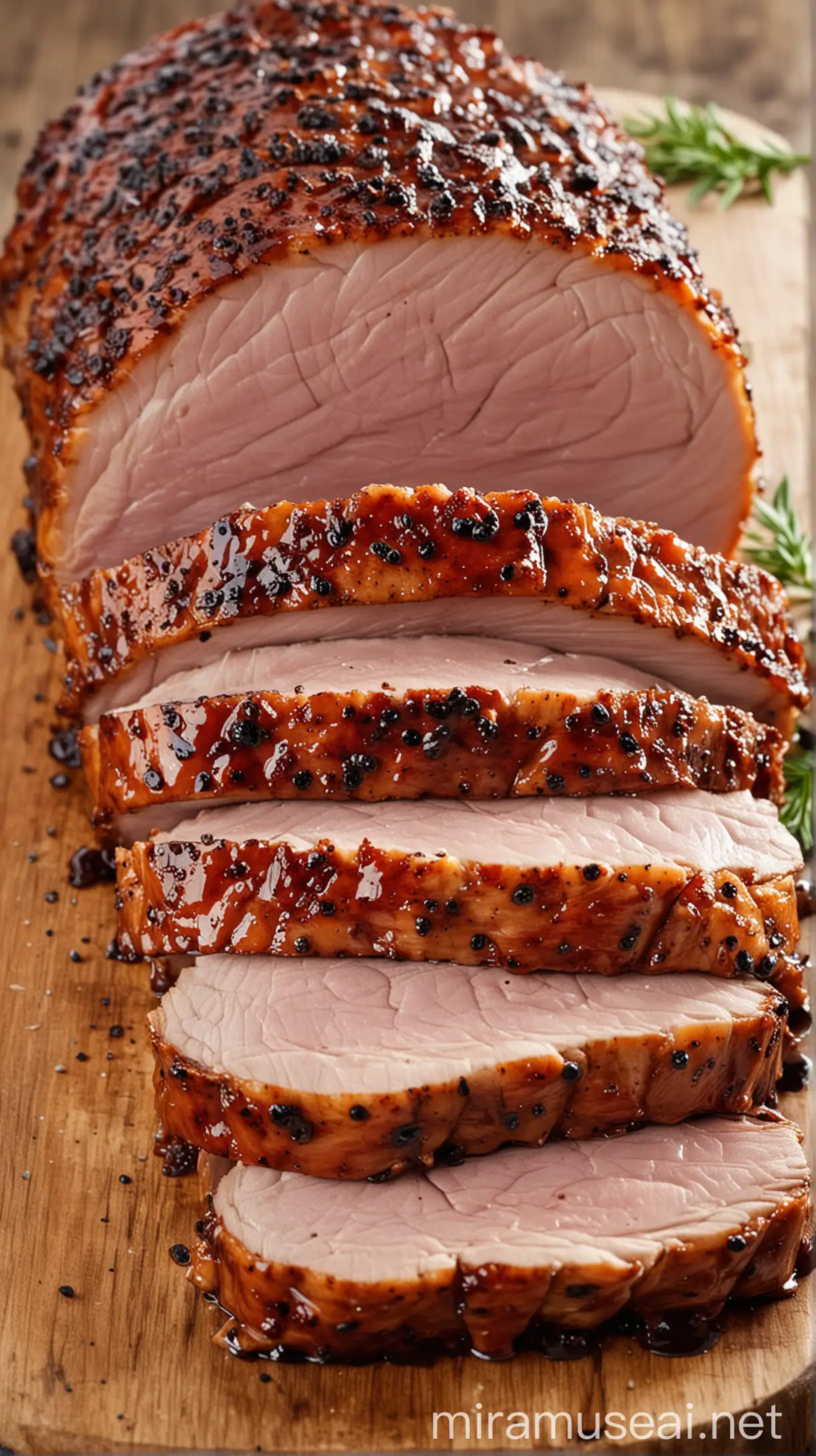 Delicious Pork Loin Roast with Rosemary and Garlic