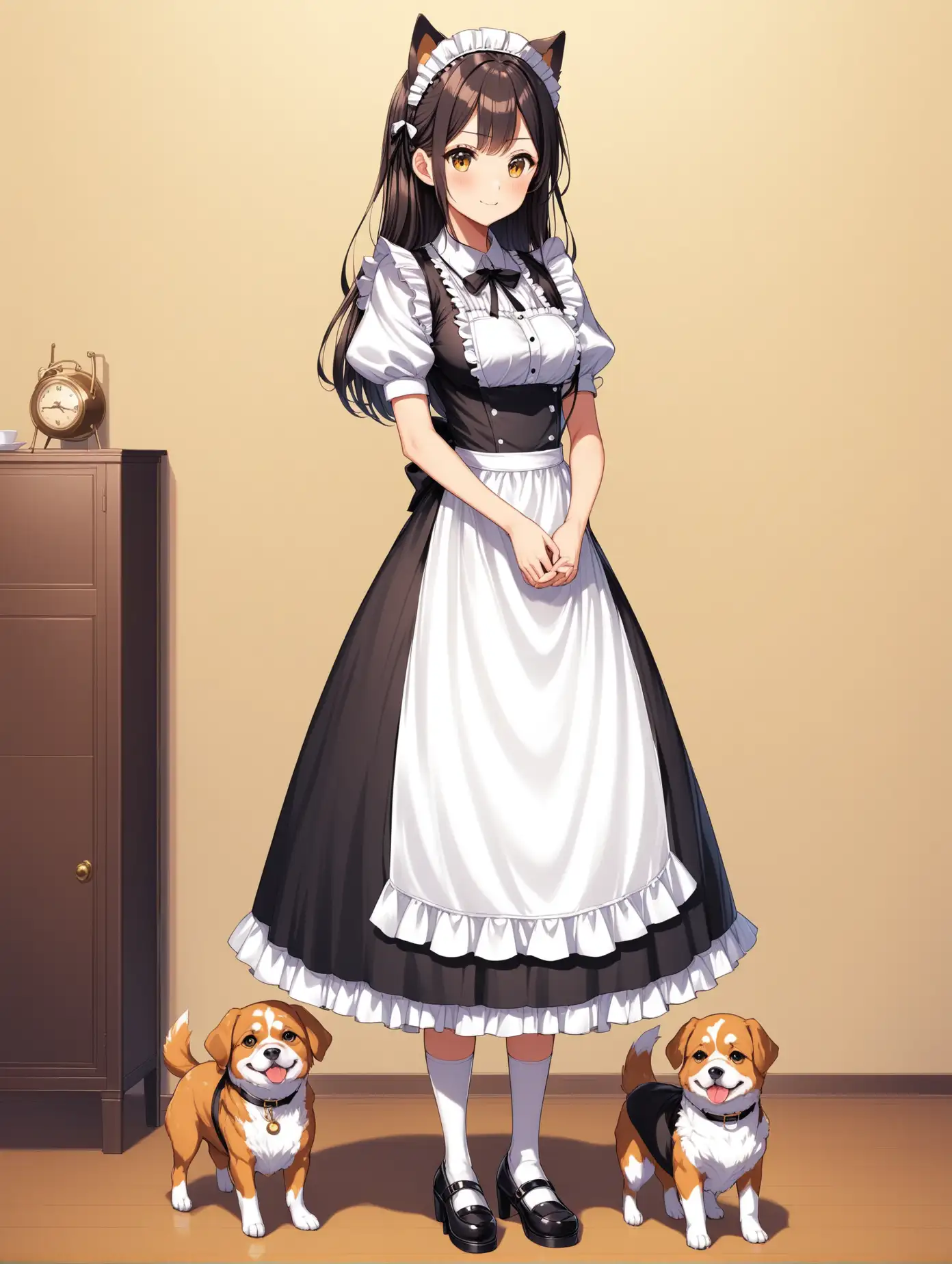 Maid-with-Dog-Ears-Standing-Tall