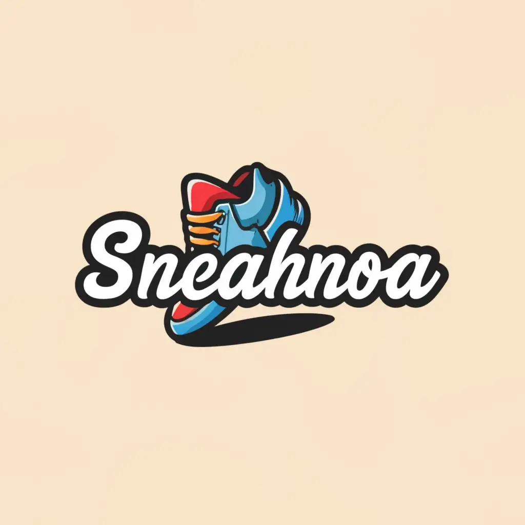 a logo design,with the text "sneakernova", main symbol:sneakers,Moderate,be used in Retail industry,clear background