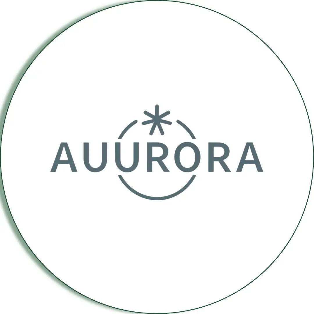 a logo design,with the text "AURORA", main symbol:Without background,Minimalistic,be used in Decorations industry,clear background