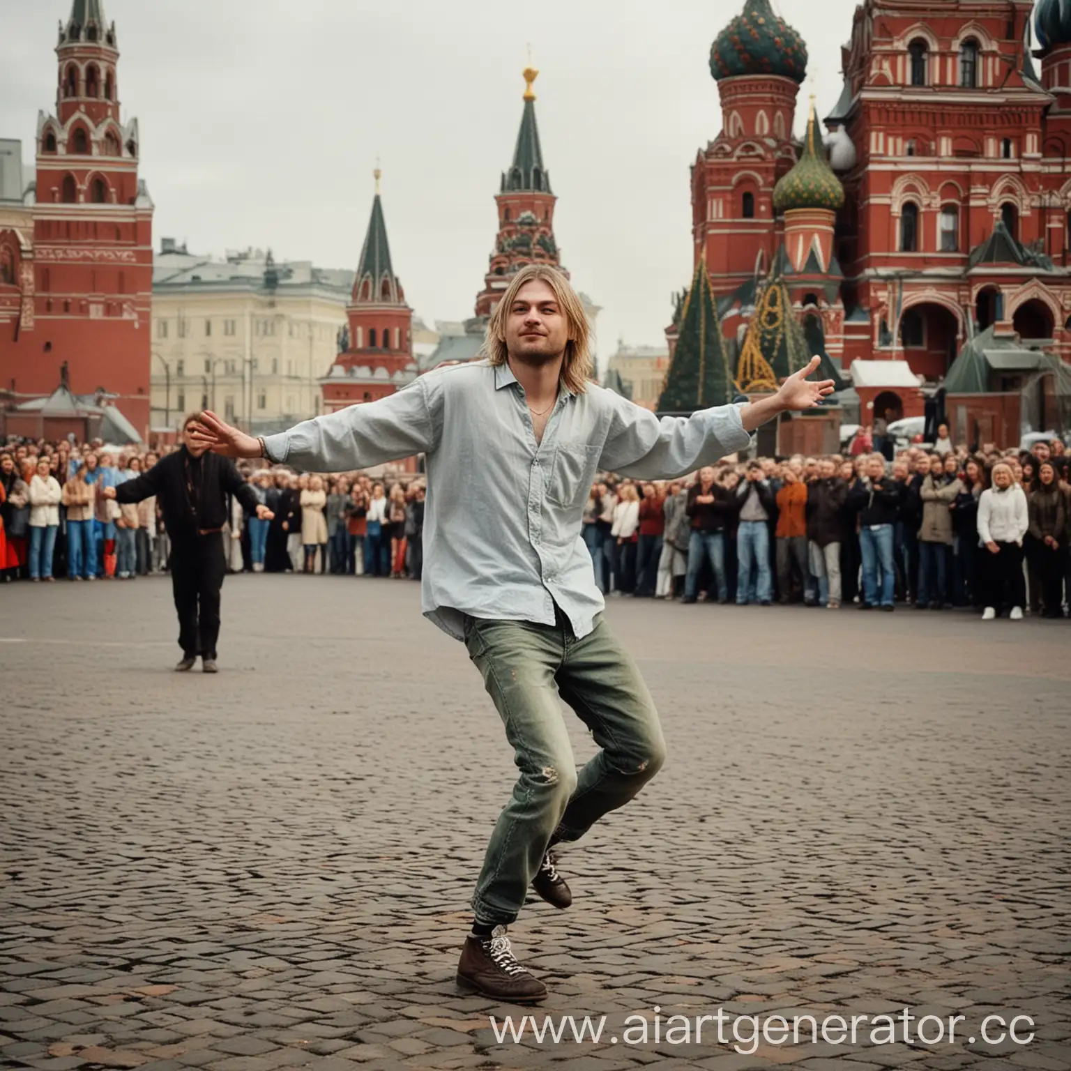 Kurt-Cobain-Dancing-Gangnam-Style-on-Red-Square-Russia