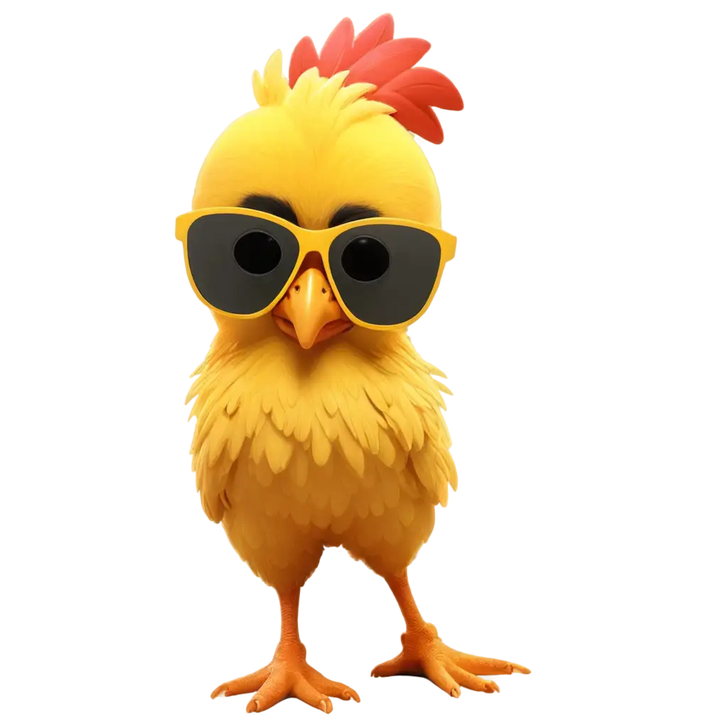 Cartoon-Yellow-Chicken-with-Sunglasses-PNG-Image-Fun-and-Stylish-Illustration