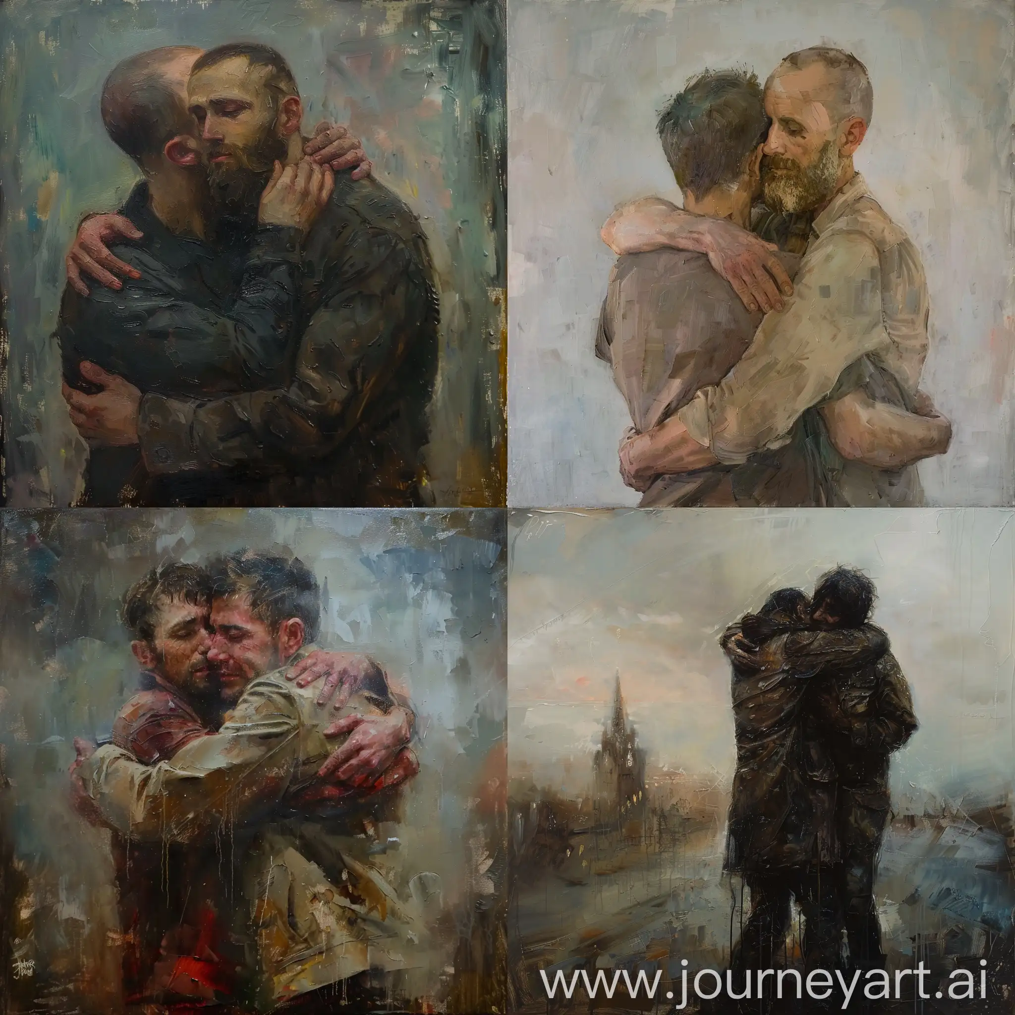 Embrace-of-Sergey-Razumovsky-and-Igor-Grom