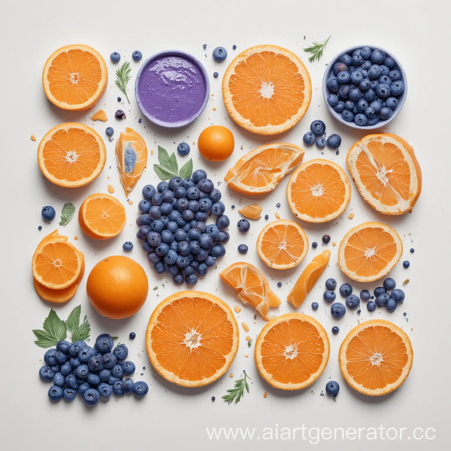 Vibrant-Arrangement-of-Healthy-Foods-in-Shades-of-Orange-Purple-and-Blue