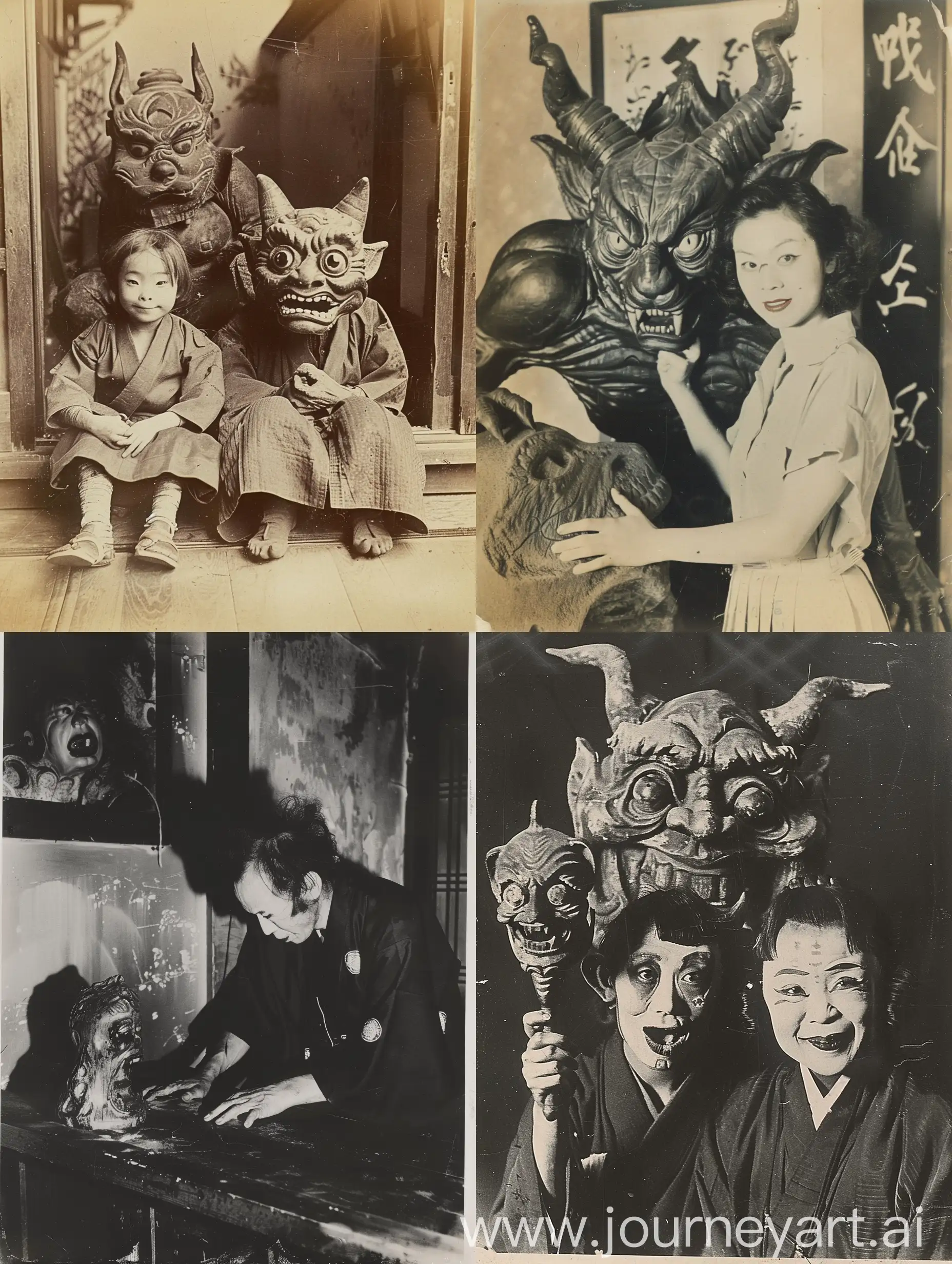 eerie vintage japan pictures of classified demonic Possessions, A deal with the Devil