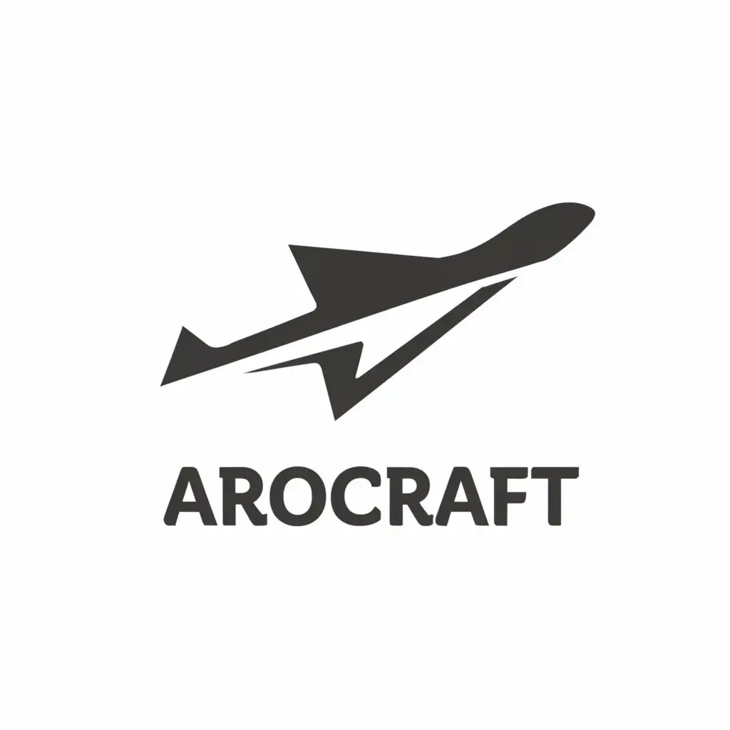 a logo design,with the text "AeroCraft", main symbol:Glider,Moderate,be used in engineering industry,clear background