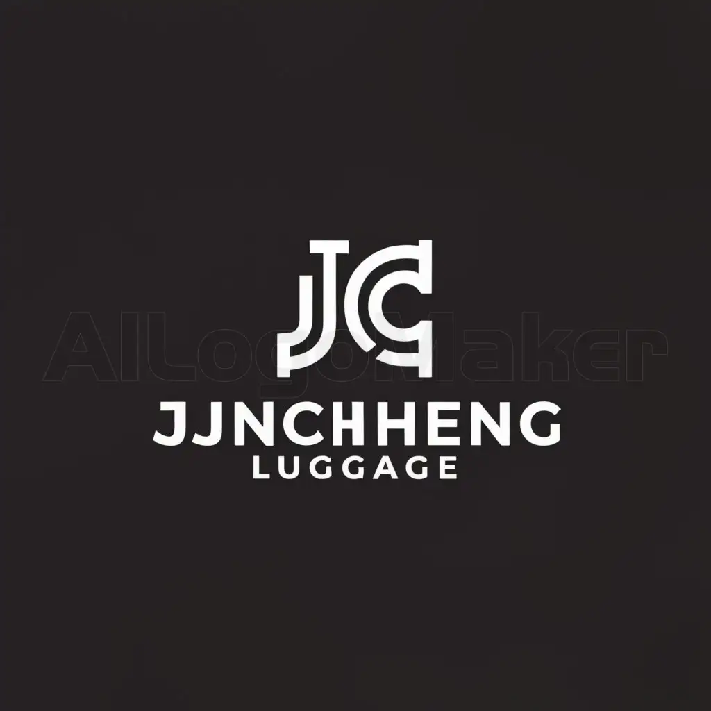 a logo design,with the text "Jincheng Luggage", main symbol:JC,Minimalistic,be used in Bags and clothing industry,clear background