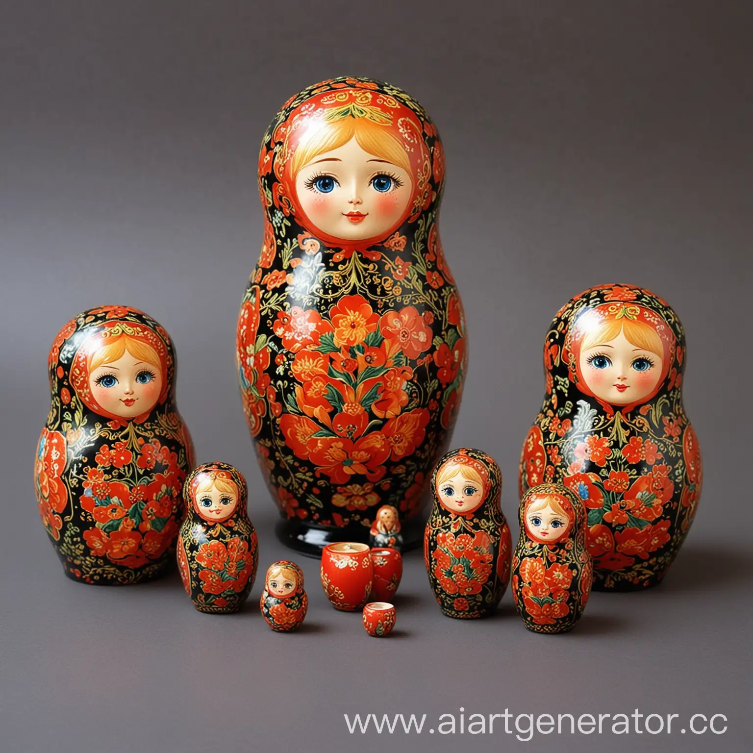 Khokhloma-Toys-Traditional-Russian-Wooden-Playthings