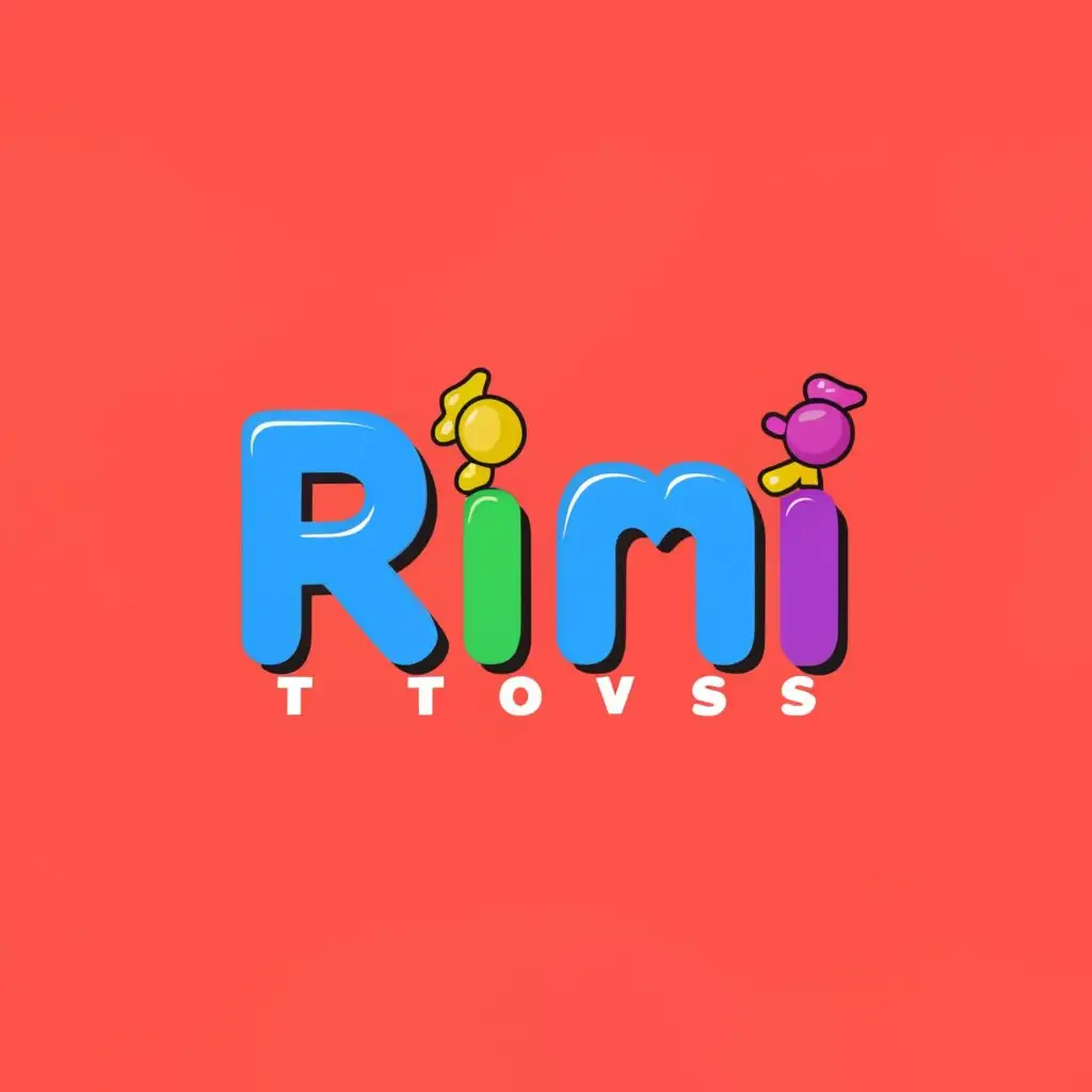 a logo design,with the text "rimi toys", main symbol:word,Moderate,clear background