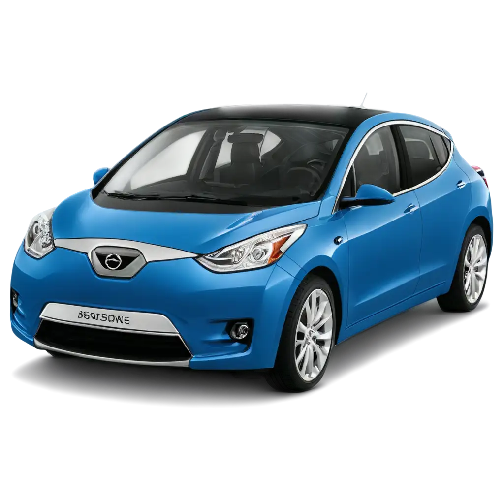 electric car blue color
