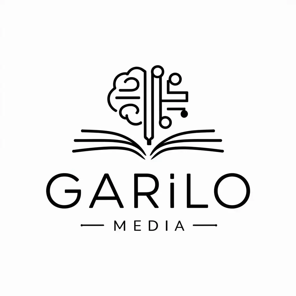 LOGO-Design-For-GARILO-Media-Book-with-AI-Brain-Symbol-for-Internet-Industry