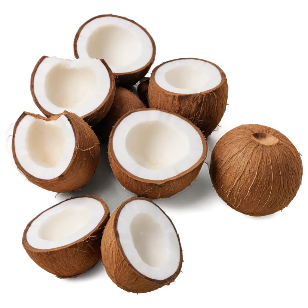 Exquisite-PNG-Image-of-Delicious-Coconuts-Expertly-Cut-Out-for-Enhanced-Clarity