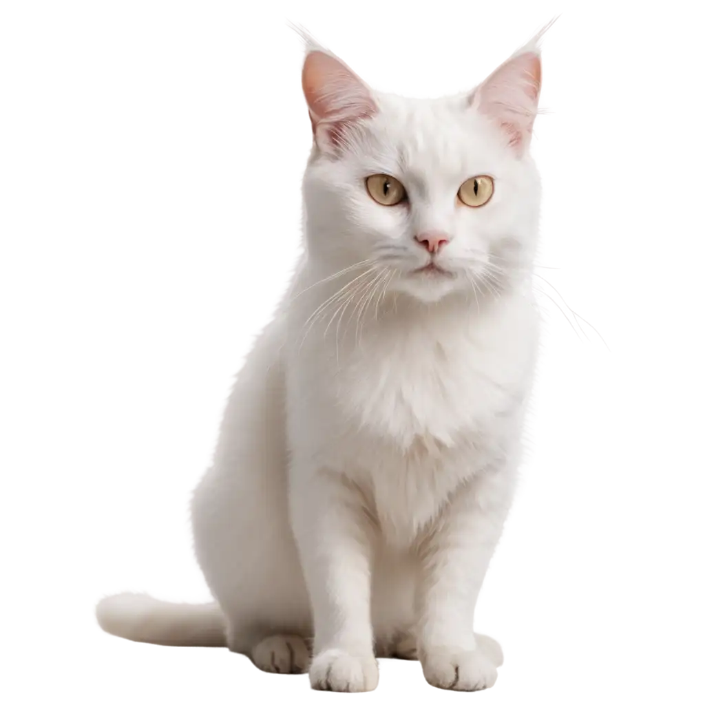 white cat