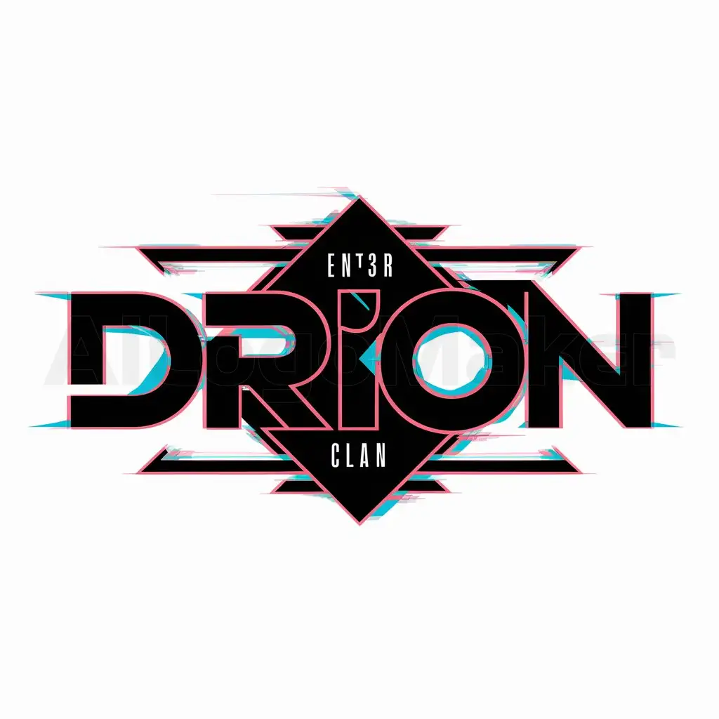 LOGO-Design-for-DRION-Glitchy-ENT3R-Clan-Text-with-Moderation